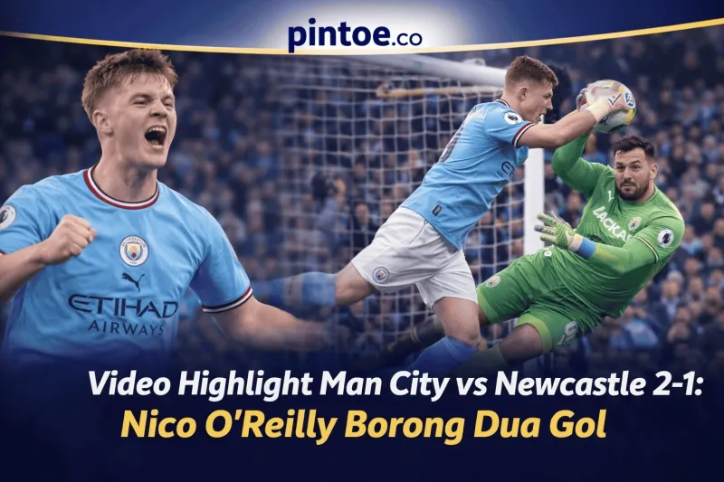 Nico O’Reilly Bawa Manchester City Menang atas Newcastle 2-1