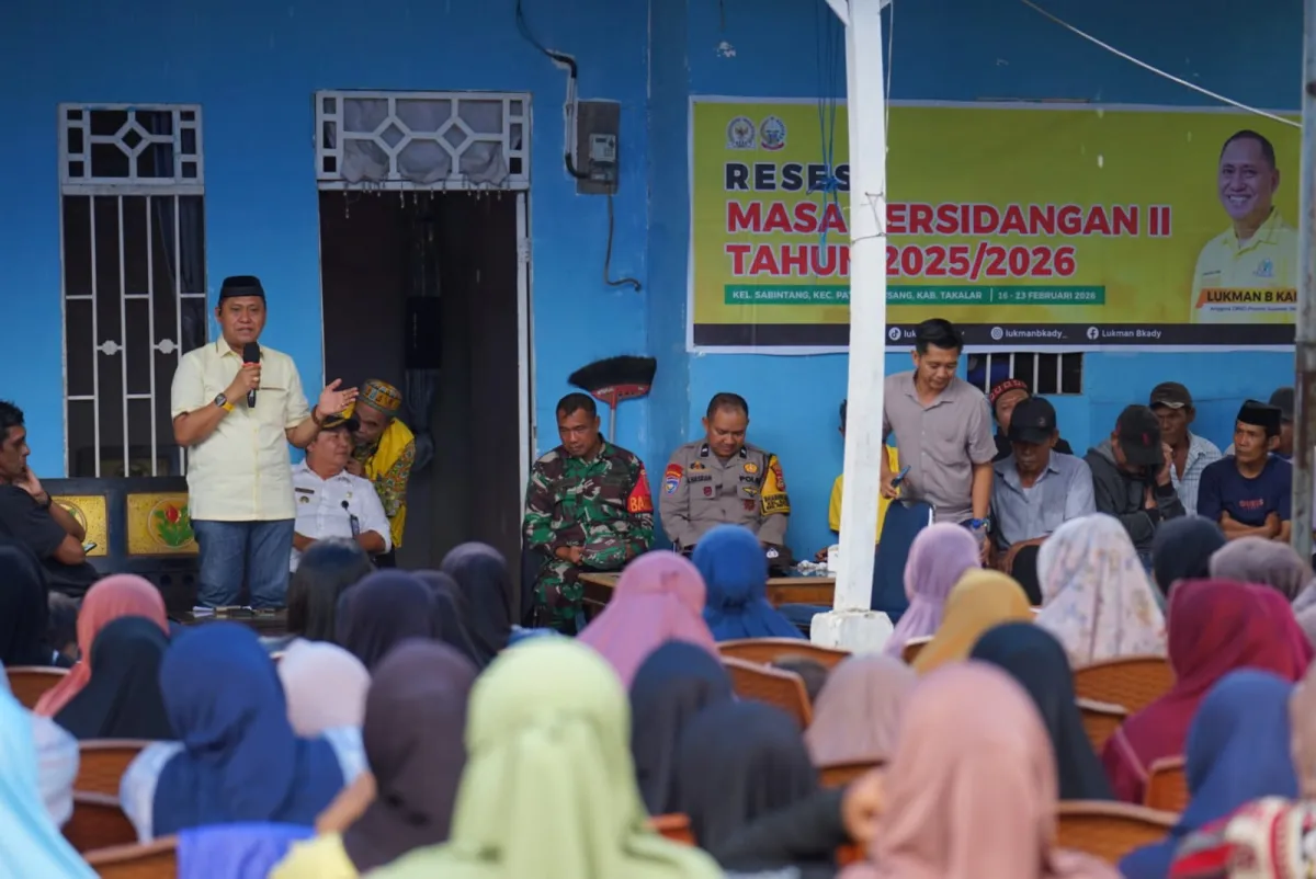 Lukman B Kady Dukung Pembangunan TK dan Lampu Jalan di Takalar