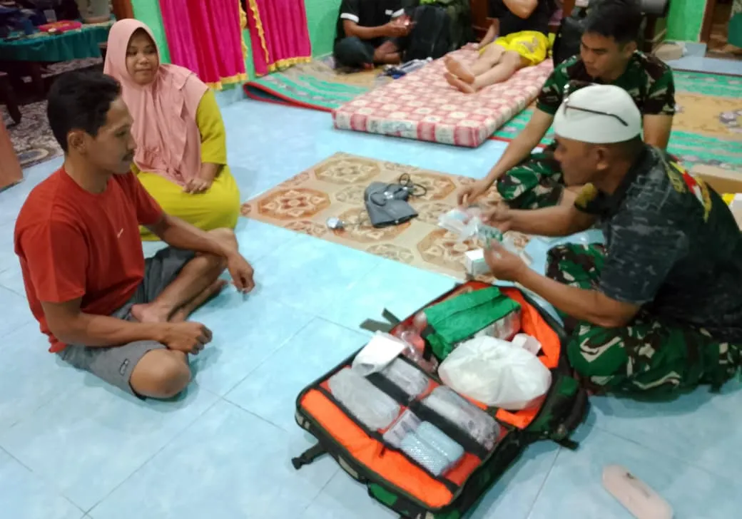 Tim Kesehatan TMMD Hadir Door-to-Door untuk Layani Warga Wonosari