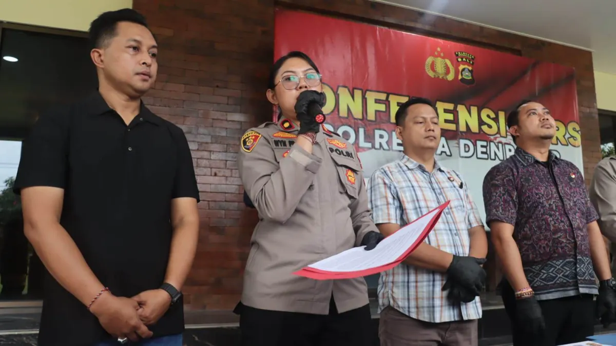 Polsek Denpasar Barat Amankan Pelaku Penipuan Berkedok Ojek Online