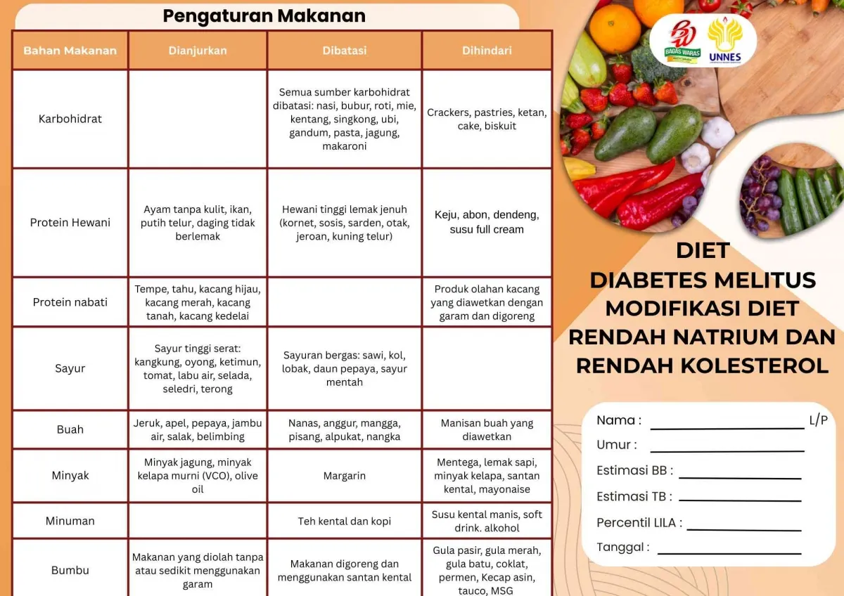 Edukasi Diet Pasien Melalui Konseling Gizi dan Leaflet di RSUD Klaten