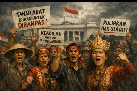 Petani dan Masyarakat Adat Lampung Akan Long March ke Jakarta Tuntut Reforma Agraria
