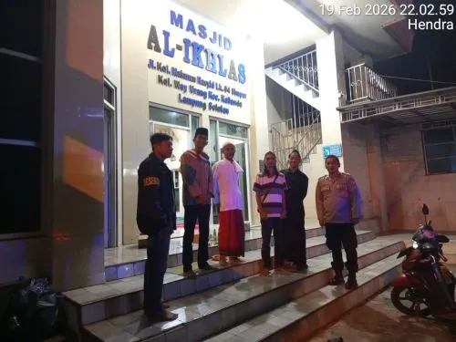 Polsek Kalianda Lakukan Patroli Dialogis Cegah Perang Sarung di Bulan Ramadhan