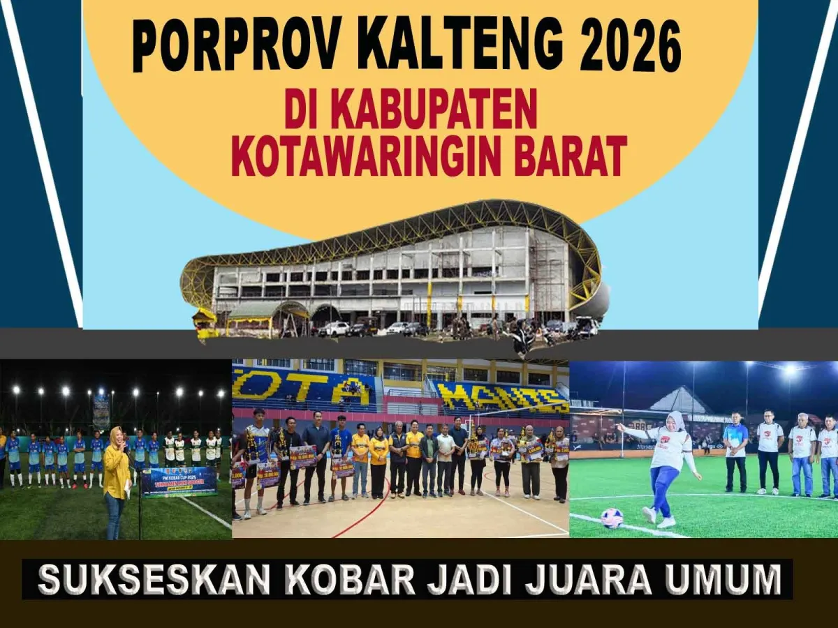 Bupati Kobar Galakkan Turnamen Olahraga Jelang Porprov Kalteng 2026