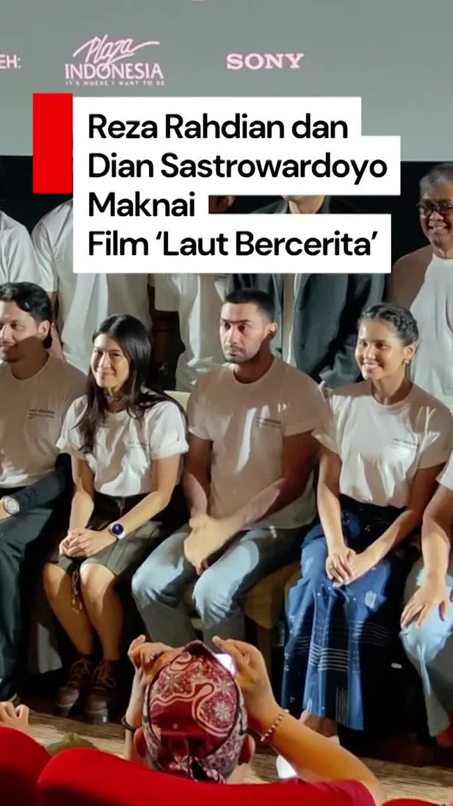 Reza Rahadian dan Dian Sastrowardoyo Sambut Film 'Laut Bercerita' dengan Pesan Perjuangan Generasi Muda