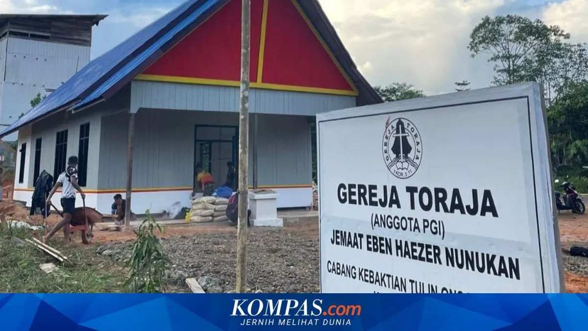 Prajurit TNI Bangun Gereja untuk Warga Pedalaman Nunukan