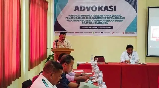 BPOM Manokwari Gelar Advokasi Pangan Aman untuk Kesehatan Masyarakat Fakfak