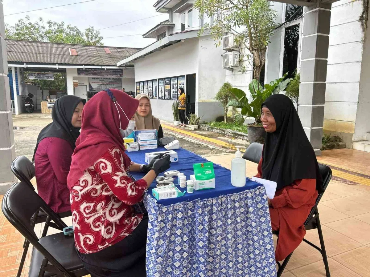 Rutan Kelas IIB Rantau Adakan Pelayanan Kesehatan Gratis untuk Masyarakat