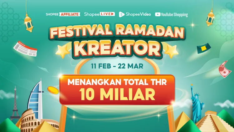 Shopee Gelar Festival Ramadan Kreator 2026 dengan THR Rp10 Miliar