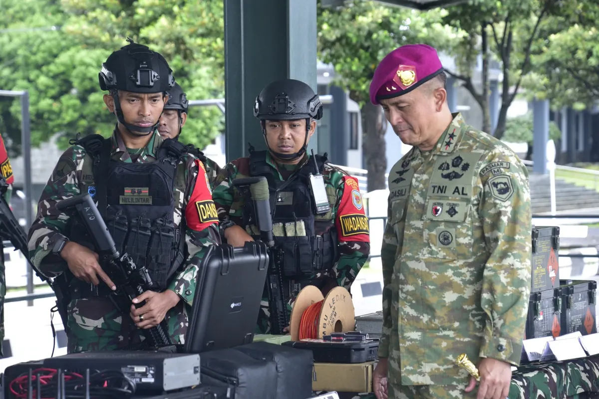 Danpasmar 1 Tinjau Kesiapan Prajurit Jelang Latihan di Cilandak
