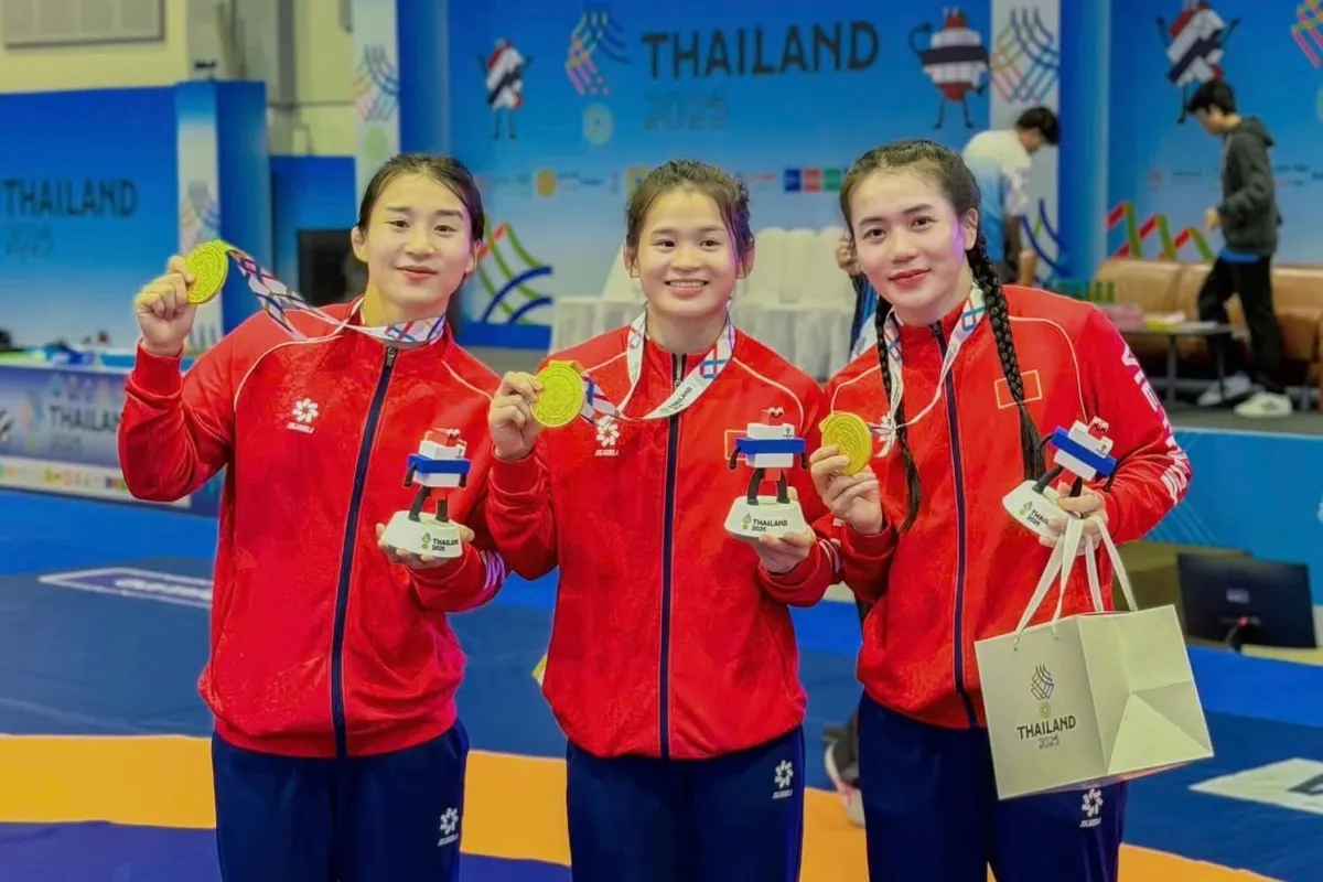 Tiga Saudari Vietnam Raih Emas Bersama di SEA Games ke-33