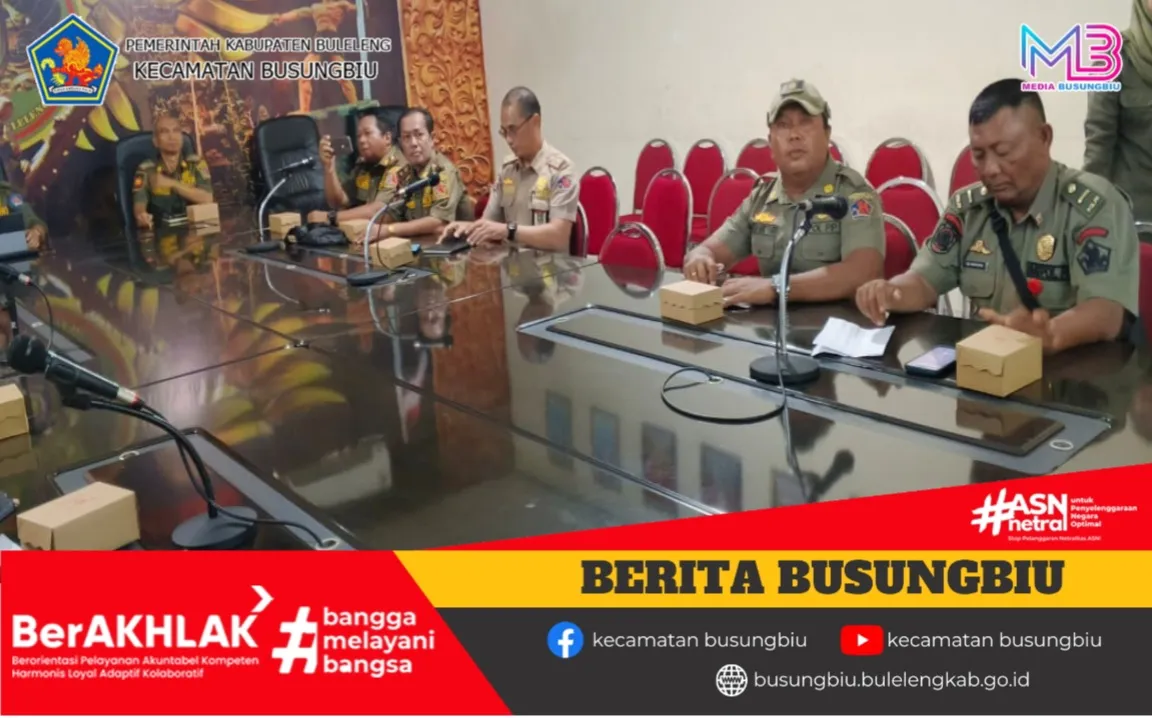 Evaluasi Ketertiban Umum dan Persiapan Pengamanan Nataru di Buleleng