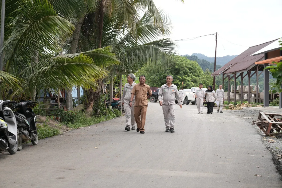 IWIP Bangun Talud dan Jalan untuk Tingkatkan Infrastruktur Desa Gemaf
