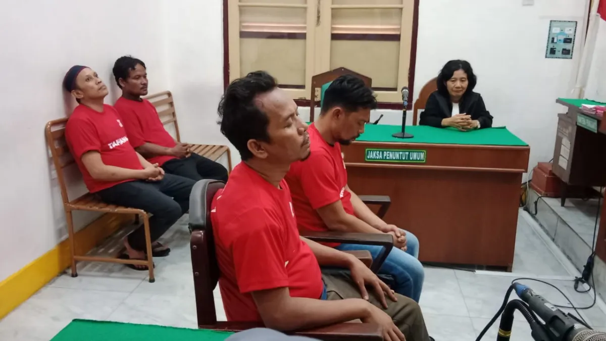 Empat Kurir Sabu 40 Kg Dijatuhi Vonis Mati di Medan