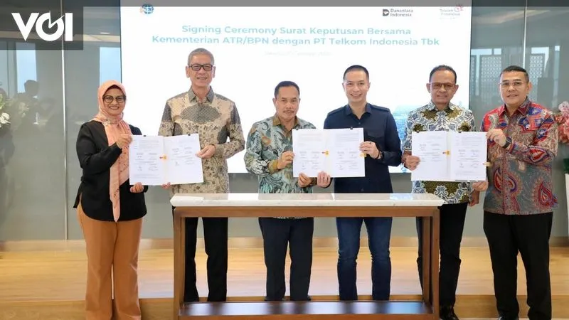 Kementerian ATR/BPN Luncurkan Satgas untuk Legalisasi Aset Tanah PT Telkom