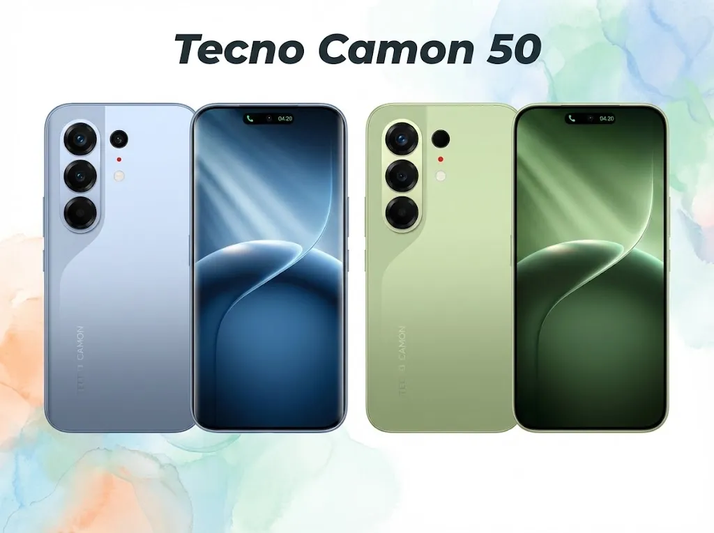 Tecno Camon 50 Series Meluncur dengan Kamera 50 MP dan Desain Elegan