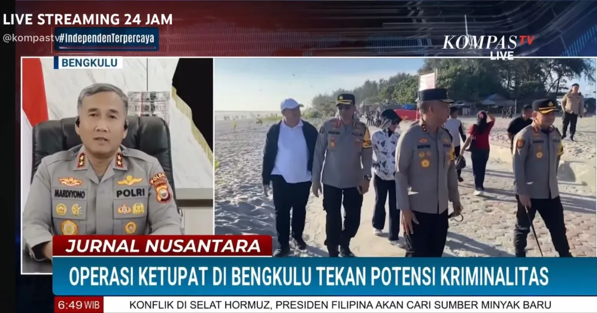 Kapolda Bengkulu Diskusikan Keberhasilan Operasi Ketupat Nala di Program Jurnal Nusantara