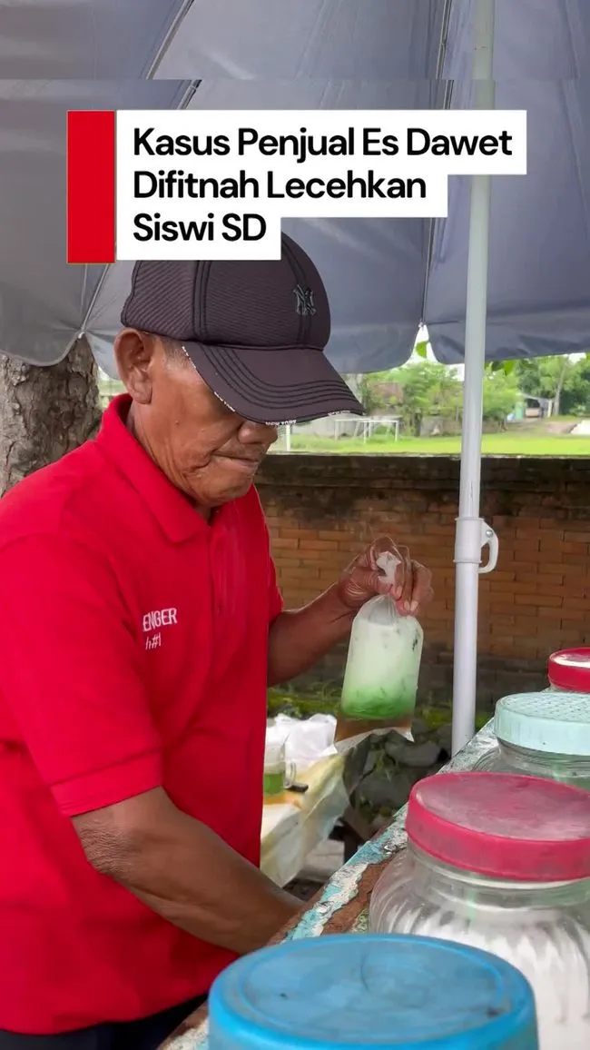 Penjual Es Dawet di Mojokerto Jadi Korban Fitnah, Mengaku Trauma