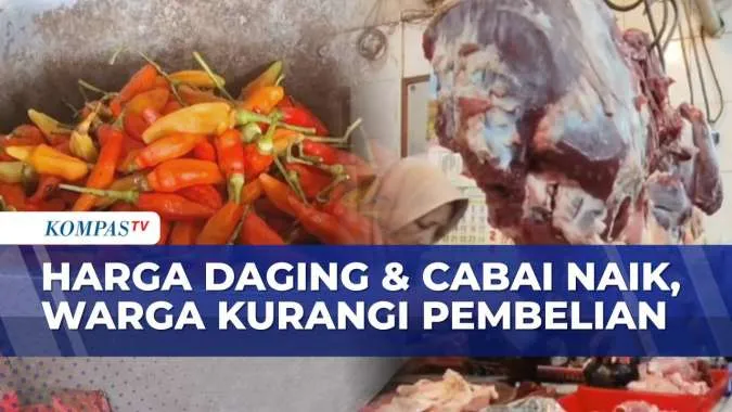 Kenaikan Harga Daging dan Cabai Picu Penurunan Penjualan di Pasar Tradisional