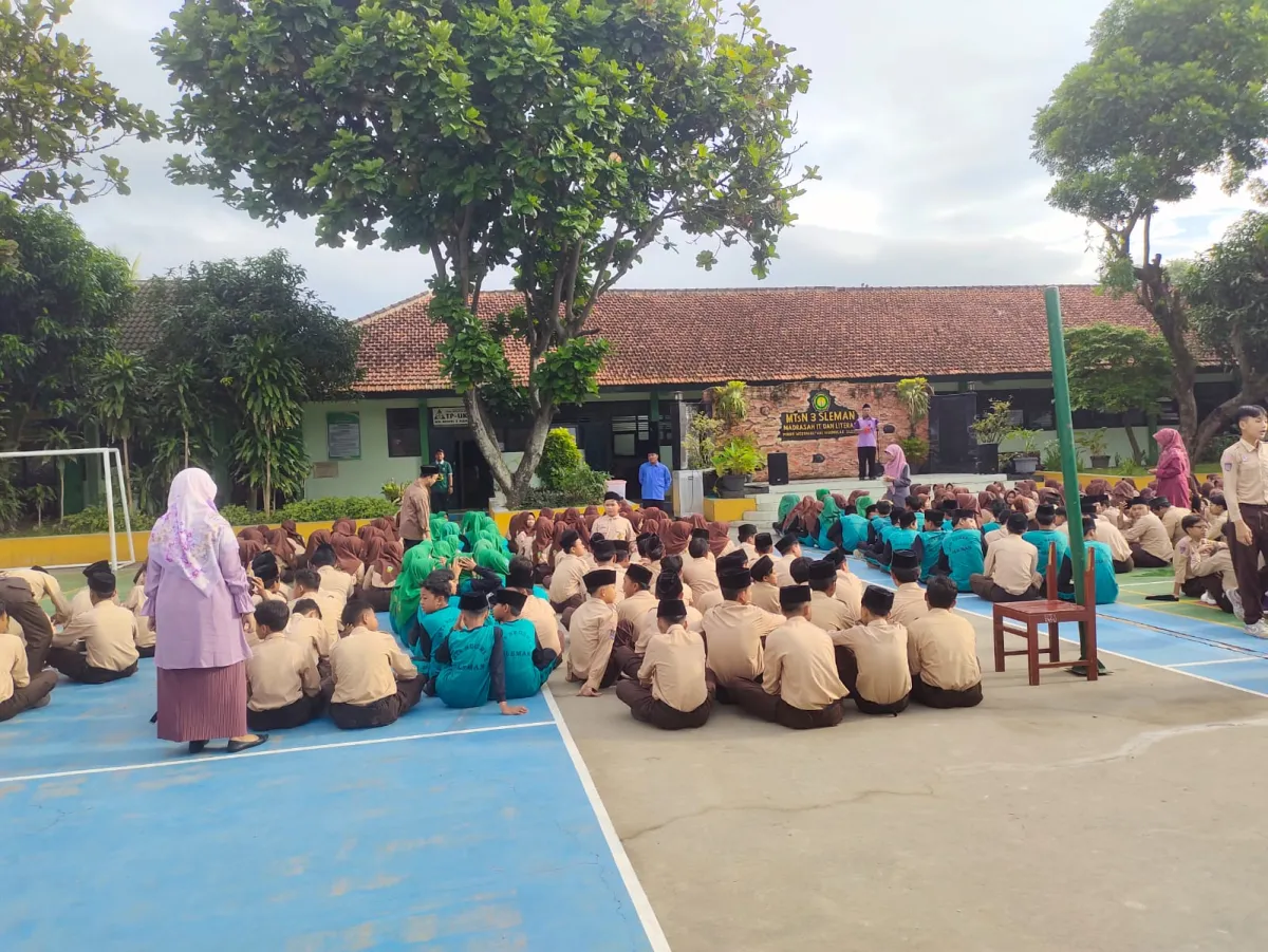 MTs Negeri 3 Sleman Gelar Penertiban Disiplin Siswa