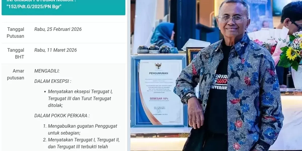 Dahlan Iskan Menang Gugatan Saham Terhadap Jawa Pos