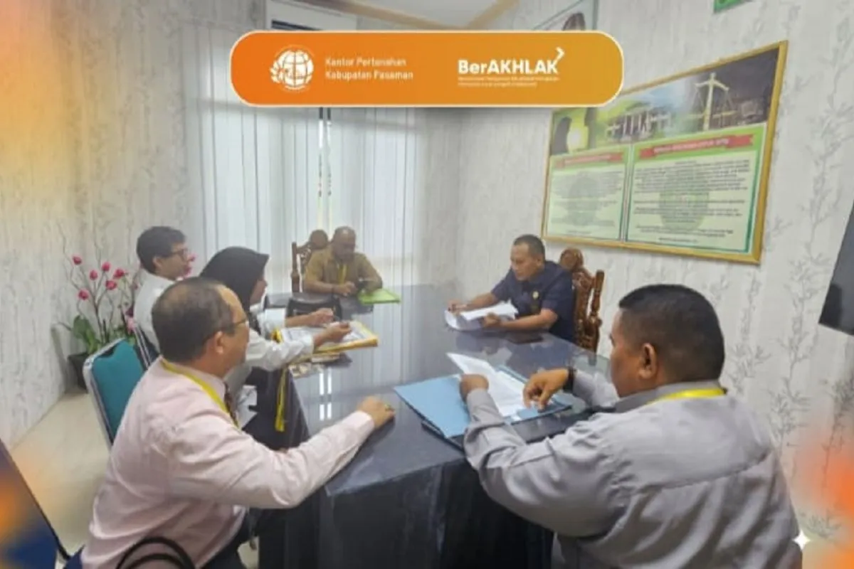 Kantor Pertanahan Pasaman Ikuti Mediasi Sengketa Pertanahan di Pengadilan Agama