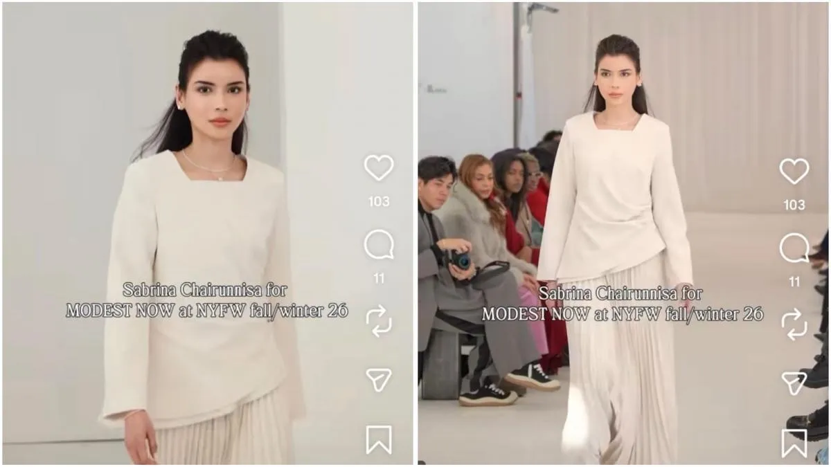 Sabrina Chairunnisa Sukses Debut di New York Fashion Week