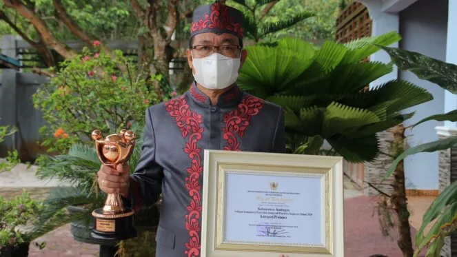 Kabupaten Katingan Menerima Penghargaan APE dari Pemerintah Pusat