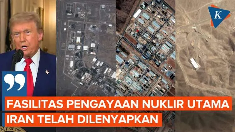 Trump Konfirmasi Serangan Militer AS Hancurkan Fasilitas Nuklir Iran
