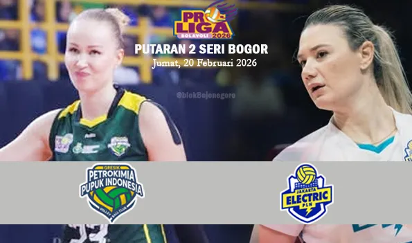 Pertarungan Krusial Gresik Phonska Plus vs Jakarta Electric PLN di Proliga 2026