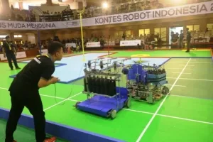 Kompetisi Robot Abu Indonesia 2018: 24 Tim Bertarung dengan Ketepatan Waktu sebagai Kunci