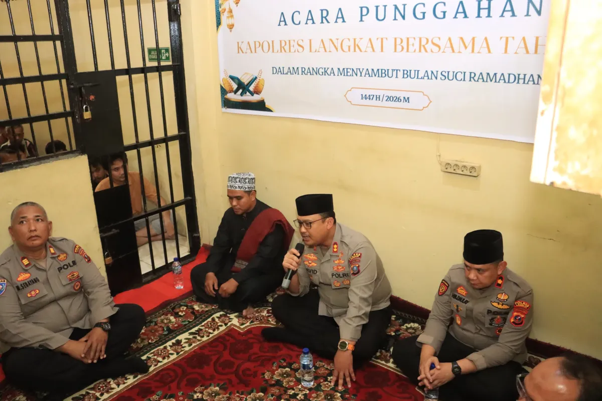 Kapolres Langkat Ajak Masyarakat Jaga Kemanusiaan dan Kebersamaan Sambut Ramadan