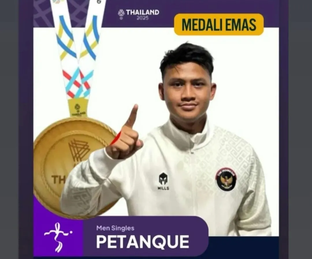 Andri Irawan Bawa Emas untuk Petanque Indonesia di SEA Games 2025
