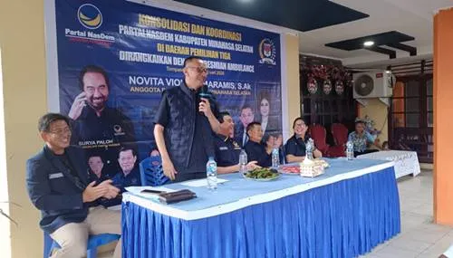Konsolidasi Partai NasDem Dapil 3 Minsel Berhasil Tingkatkan Komitmen Pengabdian