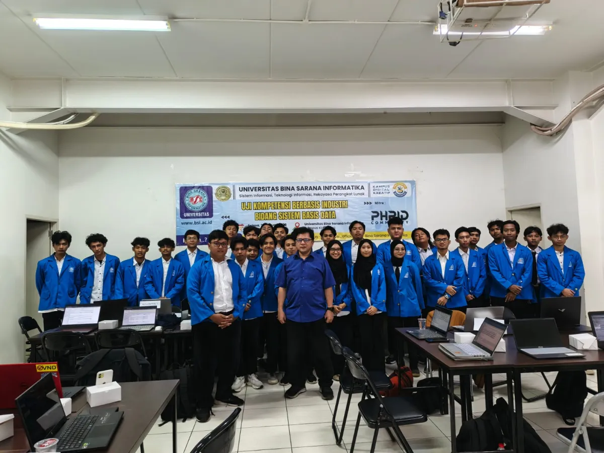 UBSI Laksanakan Uji Kompetensi Basis Data untuk Siapkan Talenta Digital