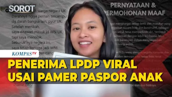 Alumni Beasiswa LPDP Minta Maaf Usai Viral Unggah Paspor Anak