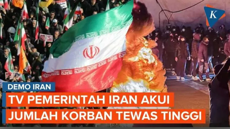 Pemerintah Iran Akui Angka Korban Tewas dalam Demonstrasi Tinggi