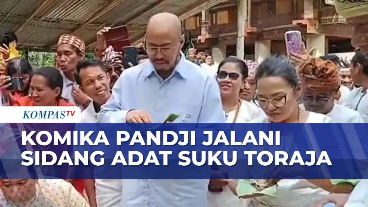 Komika Pandji Pragiwaksono Terima Sanksi Adat setelah Sidang di Toraja