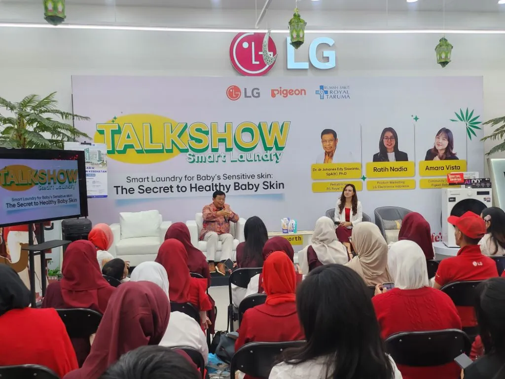 LG Gelar Edukasi Pencucian Higienis dan Inovasi Mesin Cuci AI