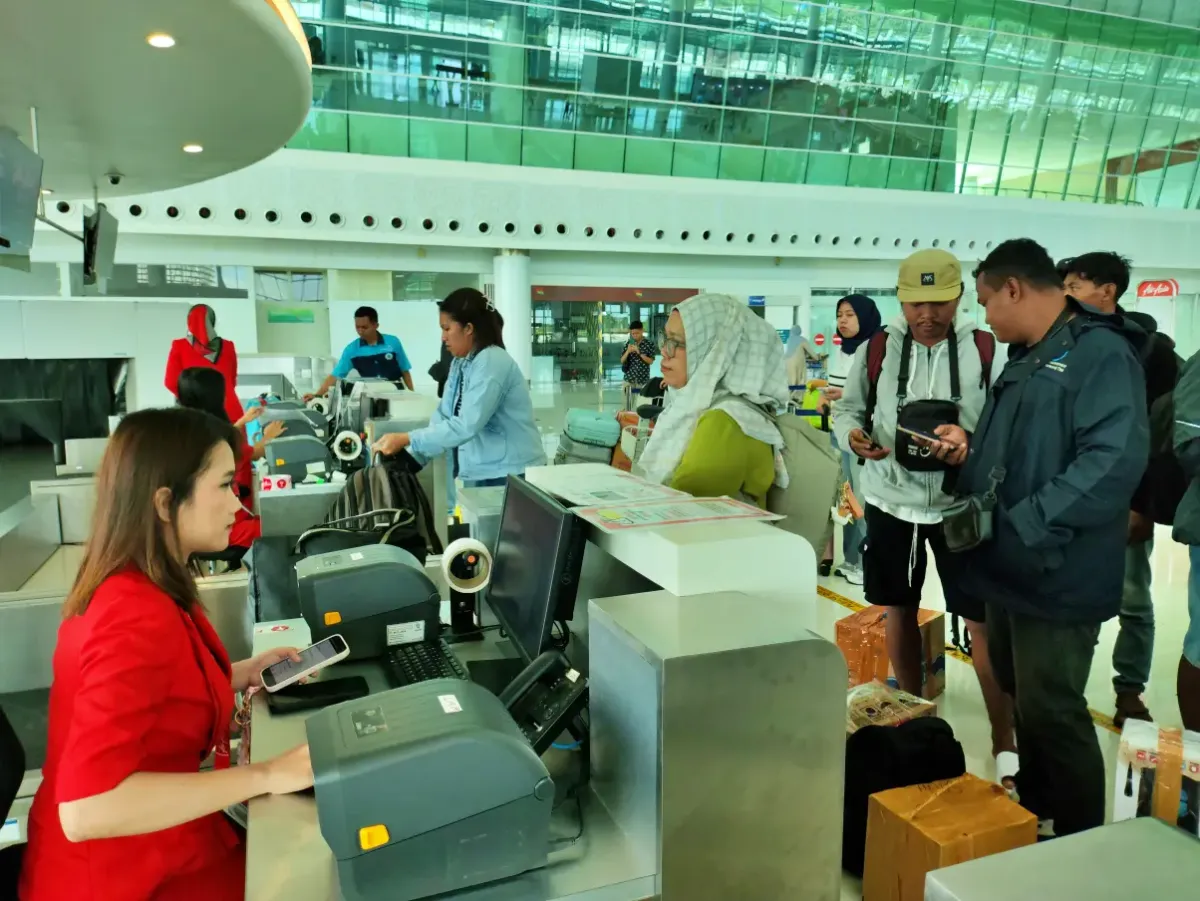 Persiapan Optimal Bandara SAMS Sepinggan Hadapi Lonjakan Penumpang Lebaran