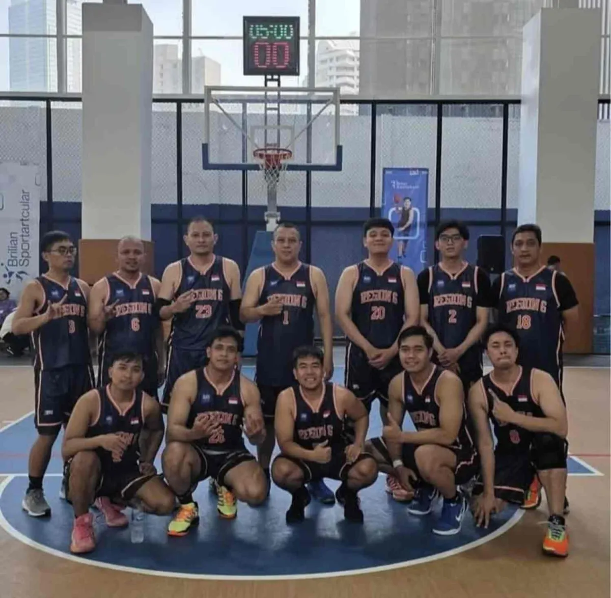 Tim Basket BRI Region 6/Jakarta 1 Tunjukkan Sportivitas dan Kerja Sama di Lapangan