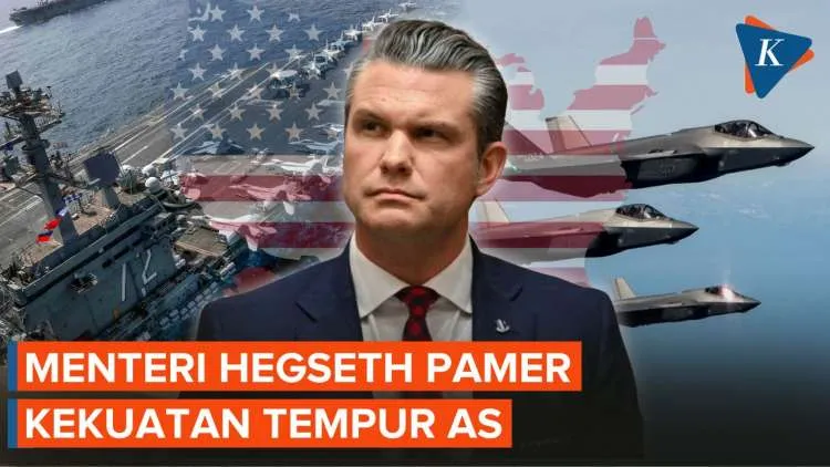 Menteri Pertahanan AS Tampilkan Kekuatan Tempur di Markas Boeing