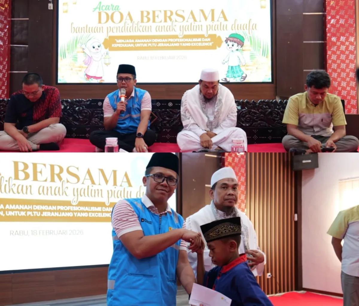 PLTU Jeranjang Rayakan Ramadan dengan Doa Bersama dan Santunan Anak Yatim
