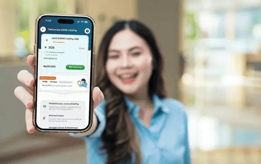 GoPay dan Telkomsel Luncurkan eSIM SIMPATI serta Dompet Digital Terintegrasi