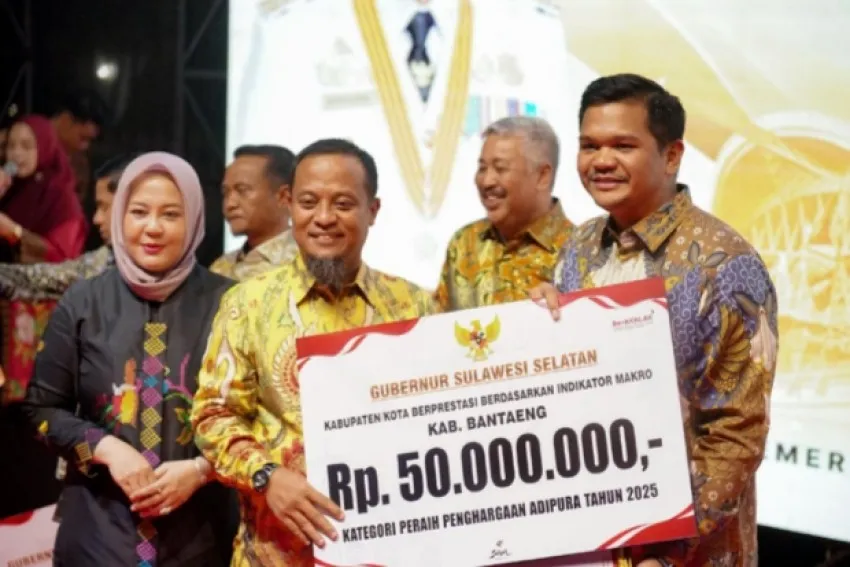Bupati Bantaeng Raih Penghargaan Adipura 2025 dengan Insentif Rp50 Juta