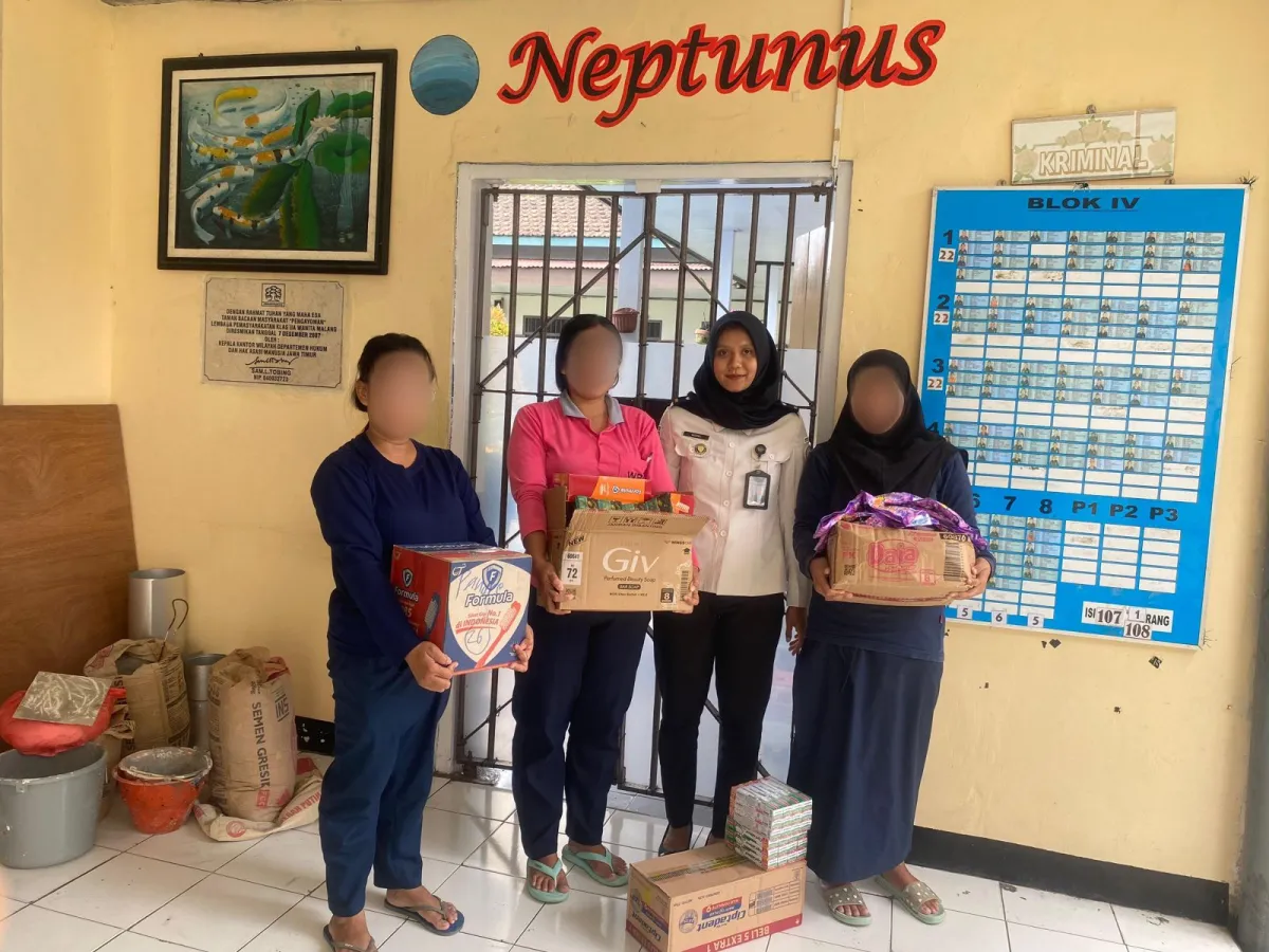 LPP Malang Bagikan Perlengkapan Mandi untuk Warga Binaan