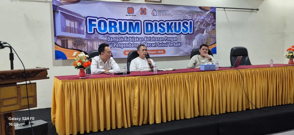 REI Banten Ajak Kerja Sama Atasi Dampak Kebijakan Lahan Pangan