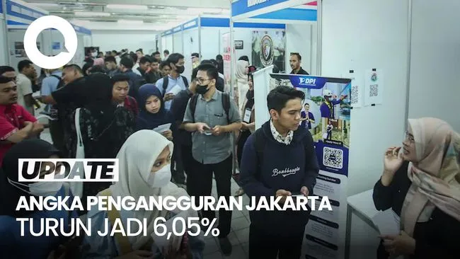 Tingkat Pengangguran di Jakarta Menurun Menjadi 6,05%