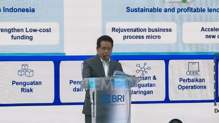 BRI Perkirakan Pertumbuhan Kredit di Bawah 10% pada 2026