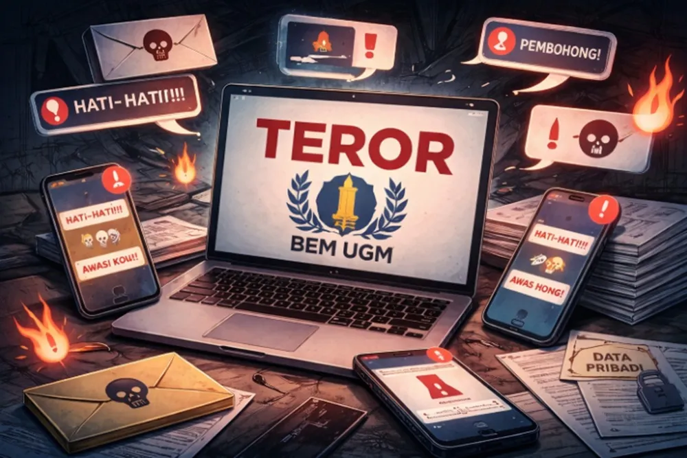 Teror Digital Meluas ke Keluarga BEM UGM, Akademisi Soroti Pola Terorganisasi